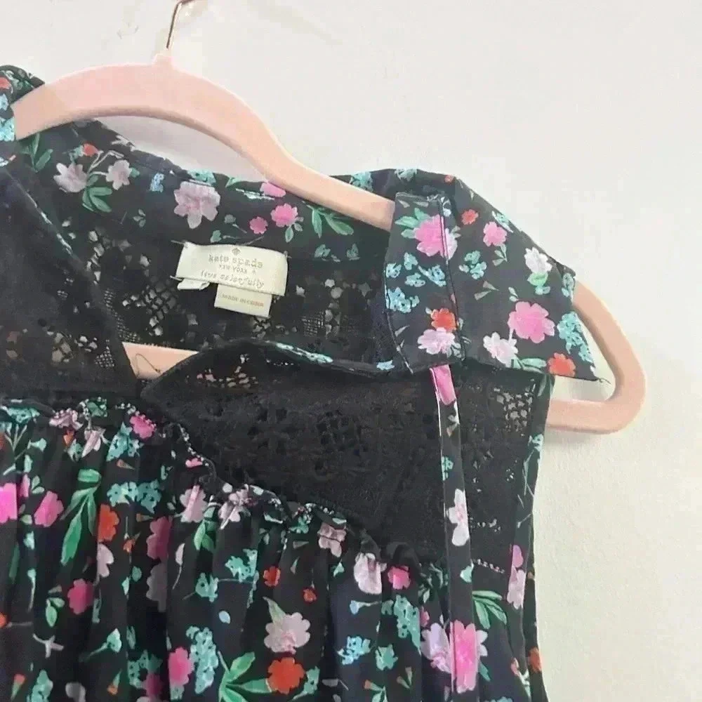 Kate Spade floral blouse‎ small